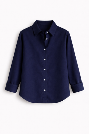 Pack of 2 | Cotton Linen Shirts | Olive Green and Navy Blue