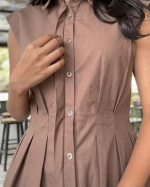 Caramel Coffee | 100% Cotton Formal Shirt